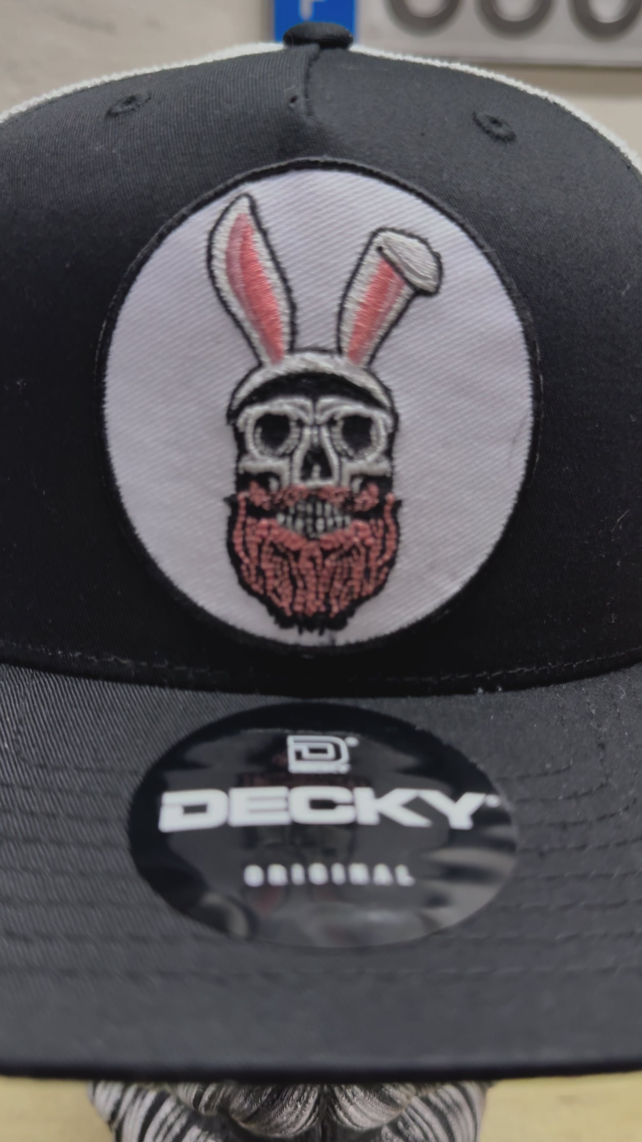 Easter Bunny Beard Skull Easter Bunny Beard Skull