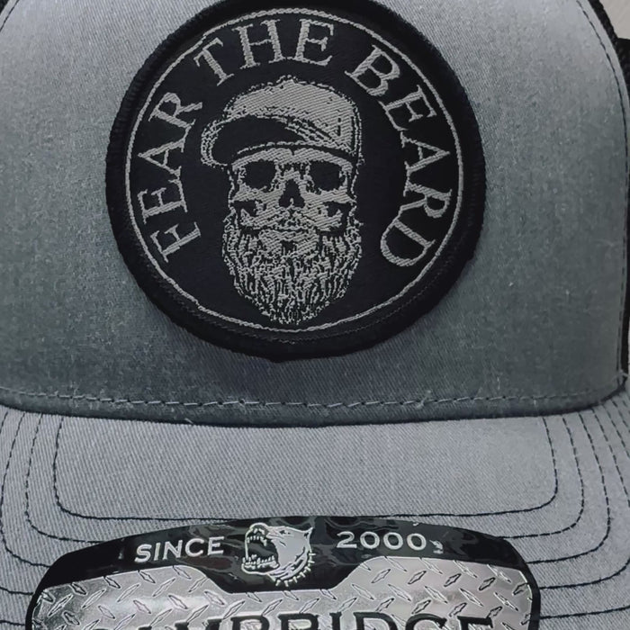 Fear The Beard Patch Trucker Hat Snapback Cap