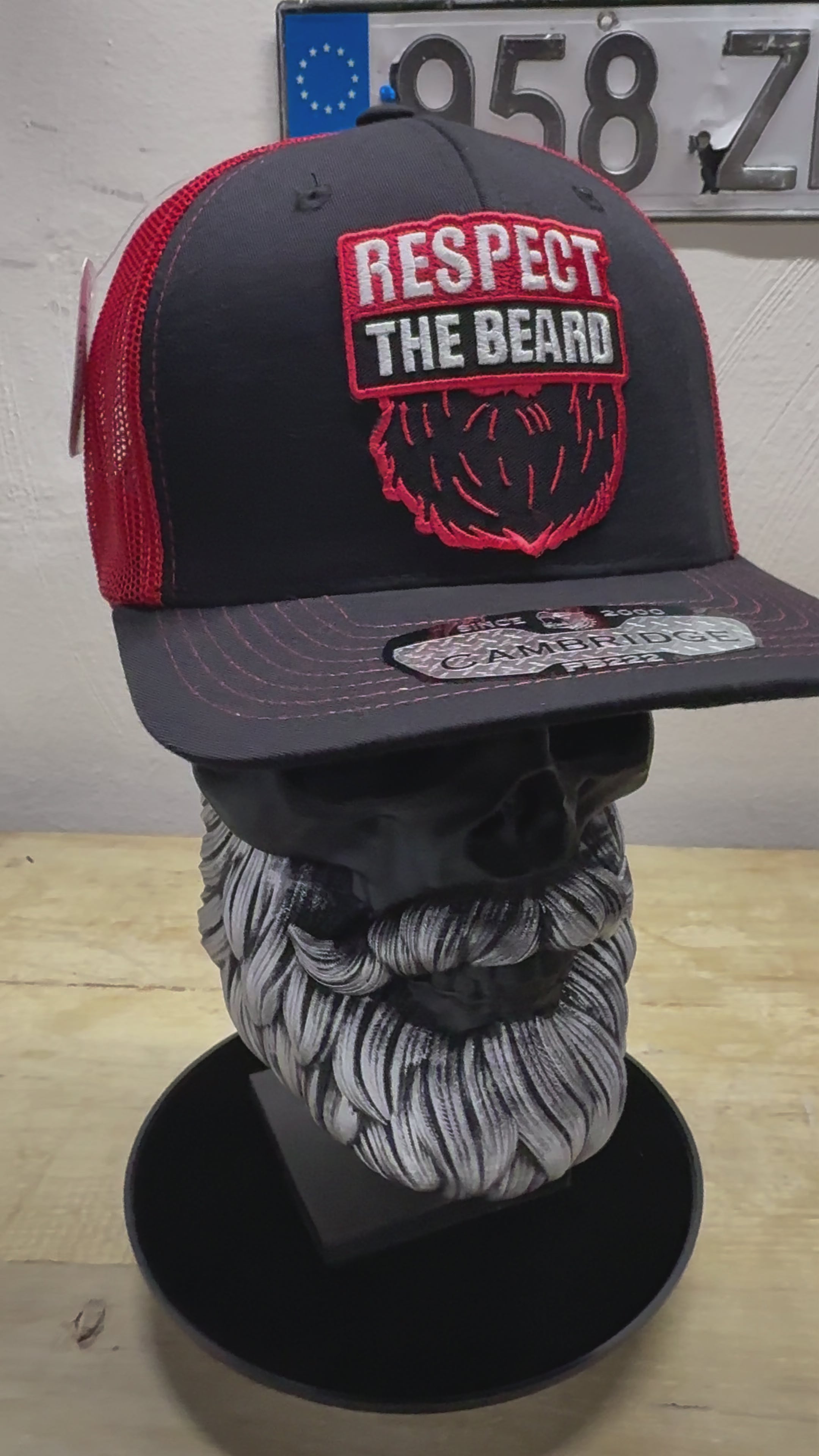 Respect The Beard Trucker Hat 