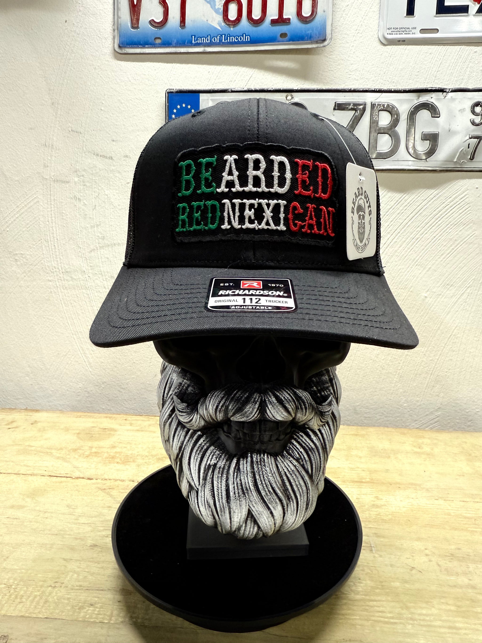 Bearded Rednexican Trucker Richardson Hat 
