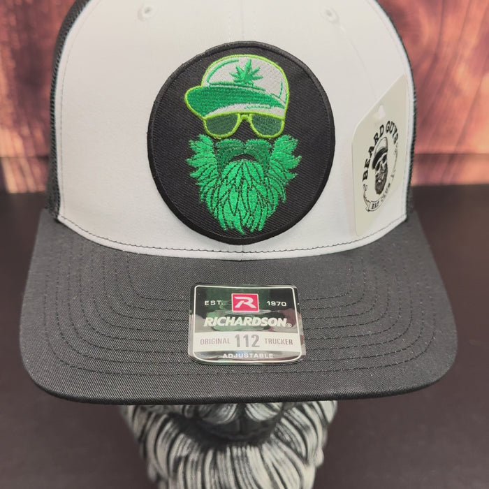 Weed Man Beard Trucker Hat – Fun Gift for Beard Lovers