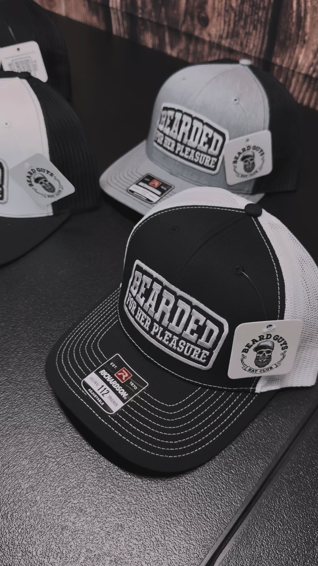 Bearded For HER Pleasure Trucker Hat - Funny Beard Gift