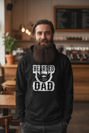 Bearded Dad Graphic Tribute to Beard Fatherhood Identity Hoodie